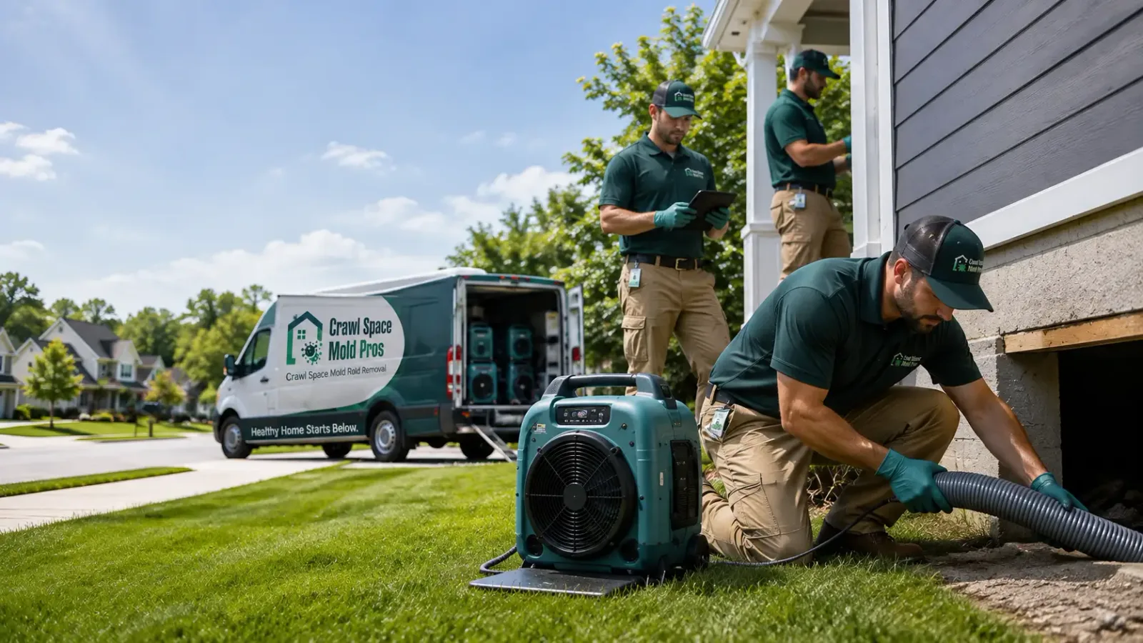 Crawl Space Mold Removal in Kurtistown, HI